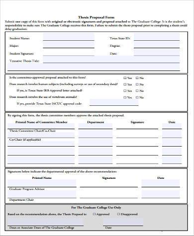 thesis proposal form example