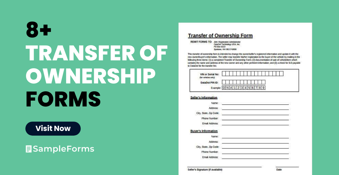 transfer of ownership form