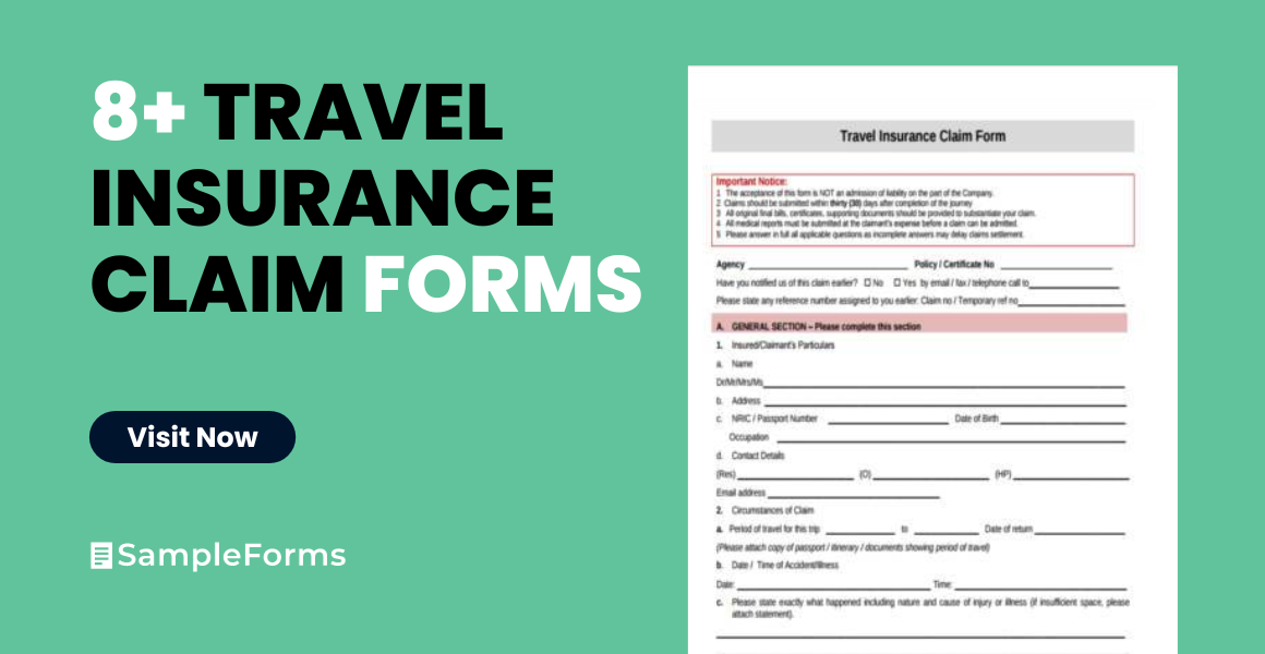 travel insurance claim forms
