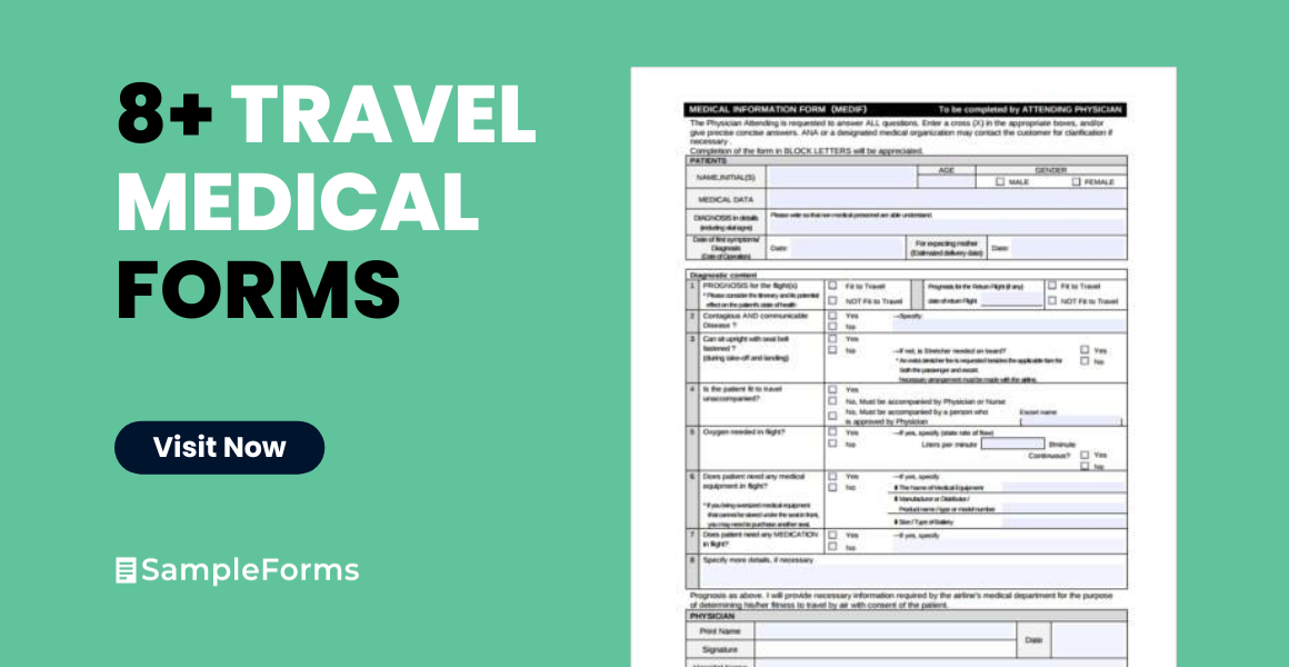travel medical form