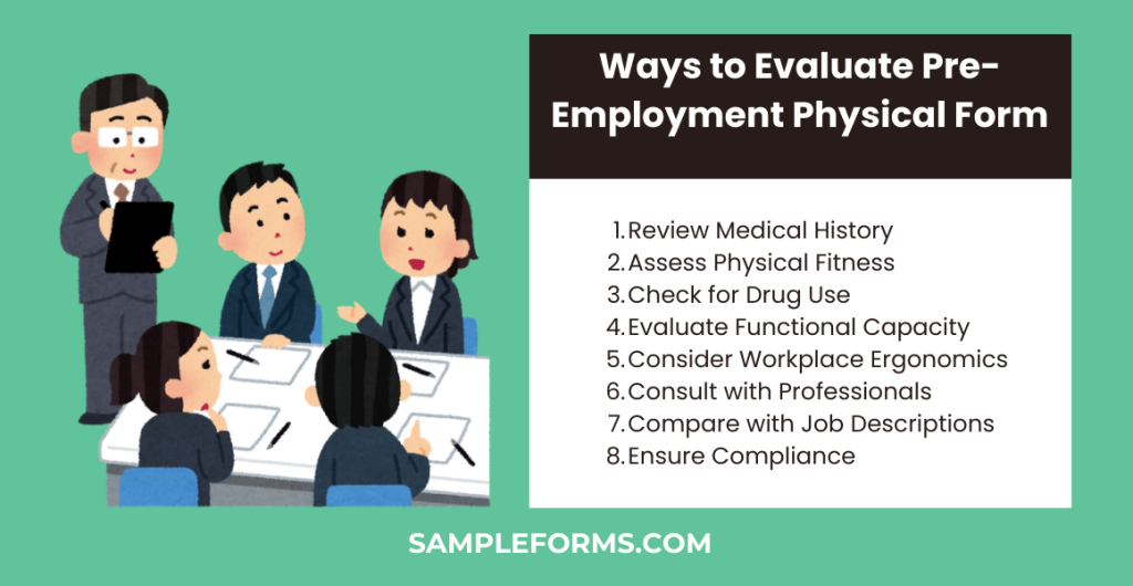 ways to evaluate pre employment physical form 1024x530