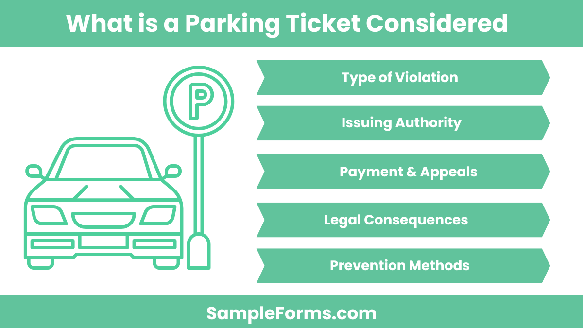 what is a parking ticket considered