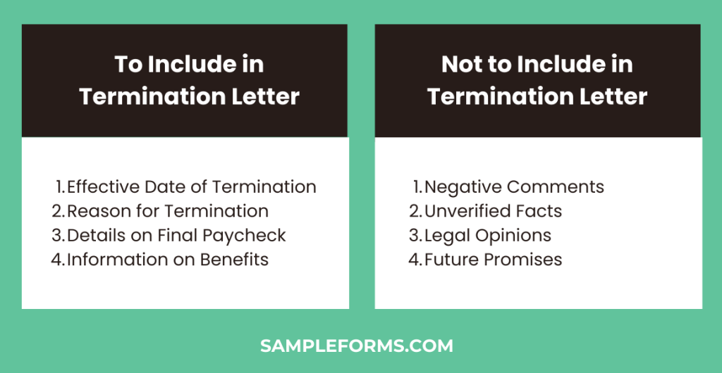 what to include and not include in a termination letters 1024x530