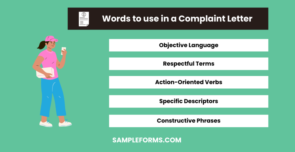 words to use in a complaint letter 1024x530
