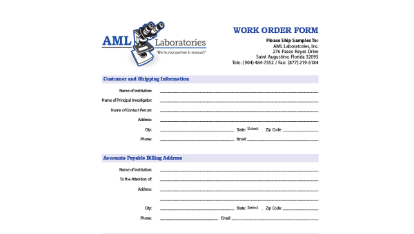 work order forms