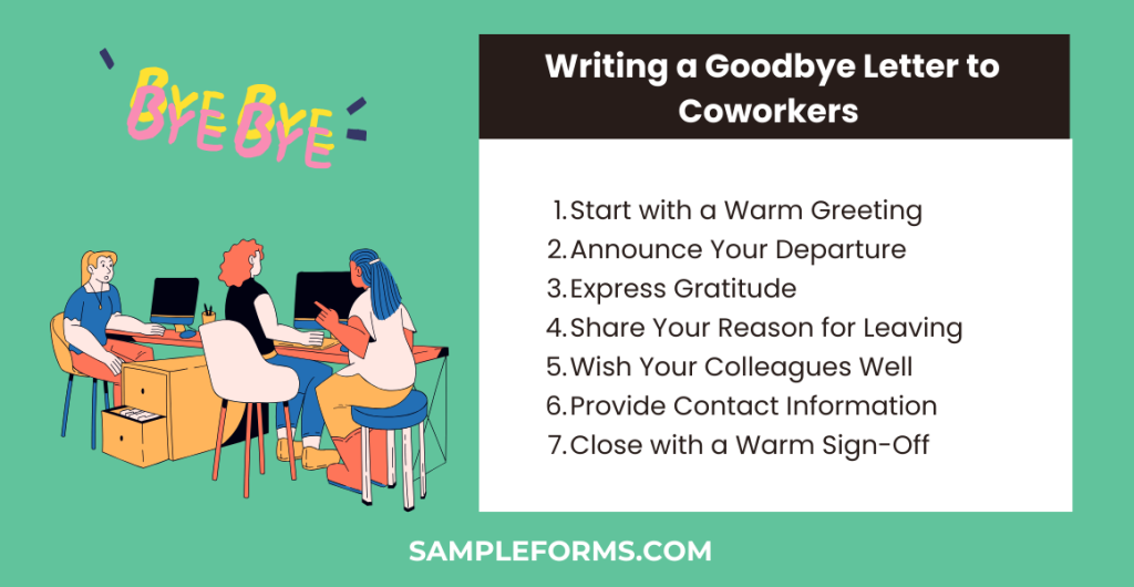writing a goodbye letter to coworkers 1024x530
