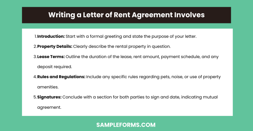writing a letter of rent agreement involves 1024x530