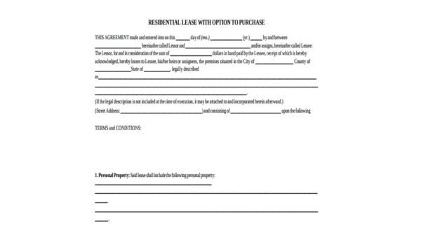 fimagesample lease purchase form