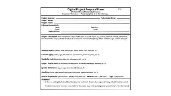  Microsoft Word Project Proposal Template Collection