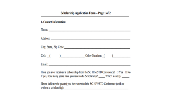 Free 8 Sample Recommendation Letters For Scholarship In Pdf Ms Word