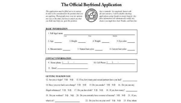 Girlfriend Application Funny