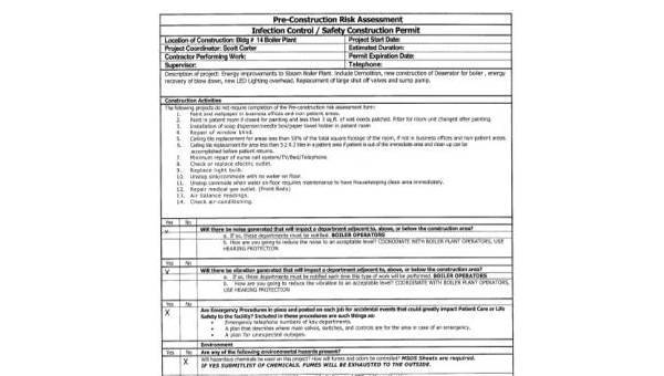 fimg smpl construction risk assesement