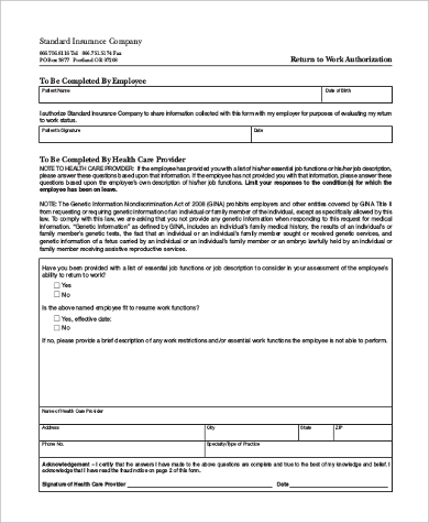 return to work authorization form2