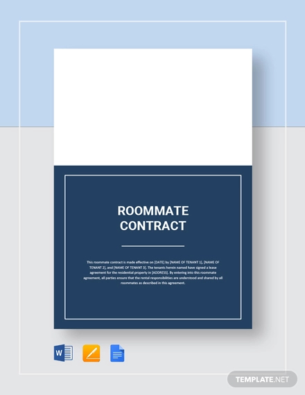 roommate contract