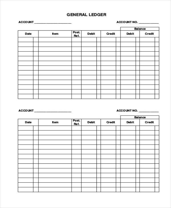 FREE 17+ Sample Printable Accounting Forms in PDF | MS Word | Excel