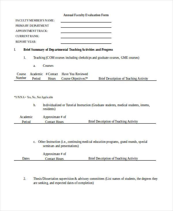 annual faculty evaluation form1