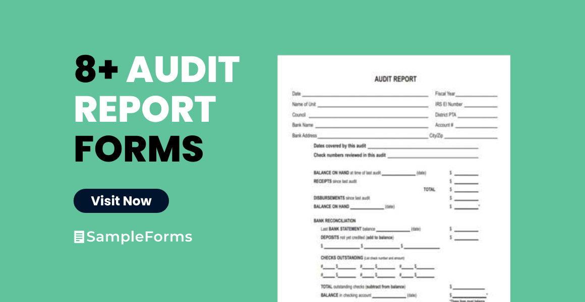 audit report forms