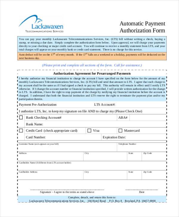 FREE 35  Sample Authorization Forms in PDF