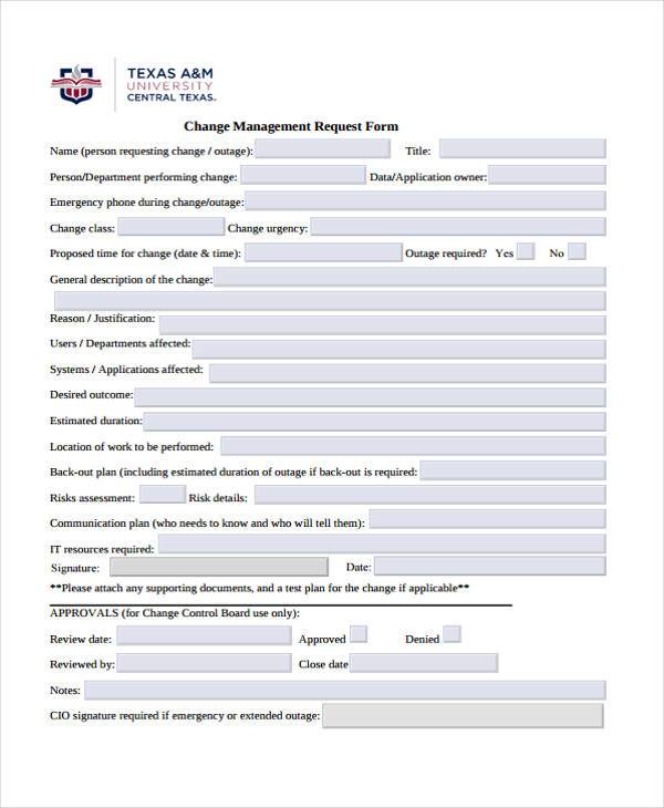 FREE 7 Sample Management Risk Assessment Forms In PDF MS Word