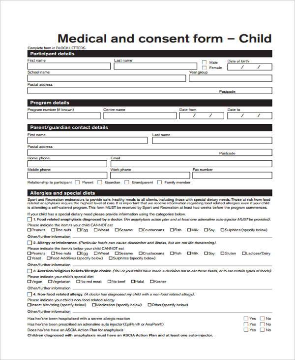 child medical consent form1