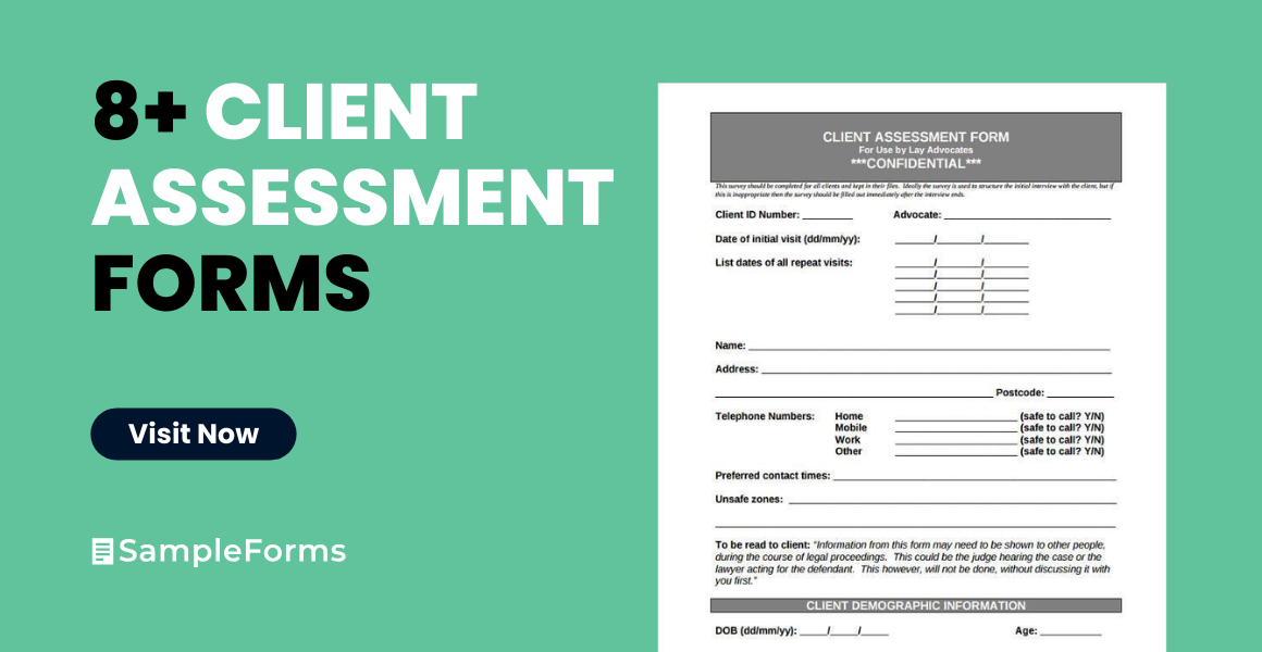 client assessment form