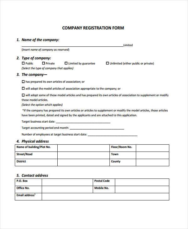 free-7-sample-company-registration-forms-in-pdf-ms-word