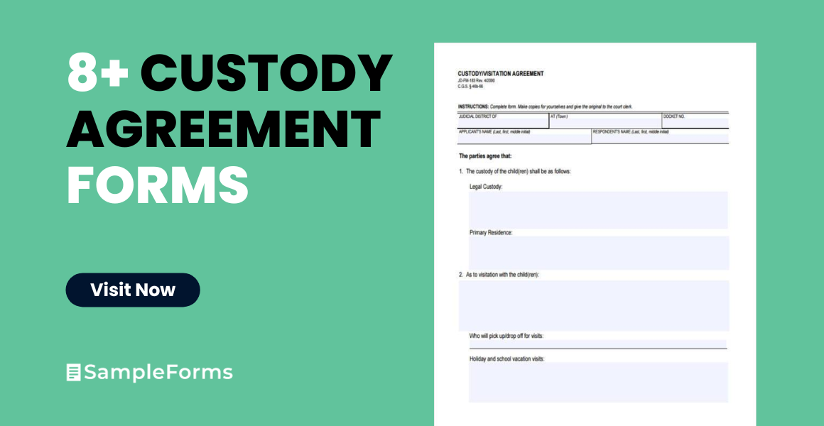 custody agreement form