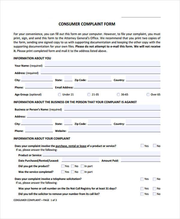 FREE 7 Sample General Plaint Forms In PDF