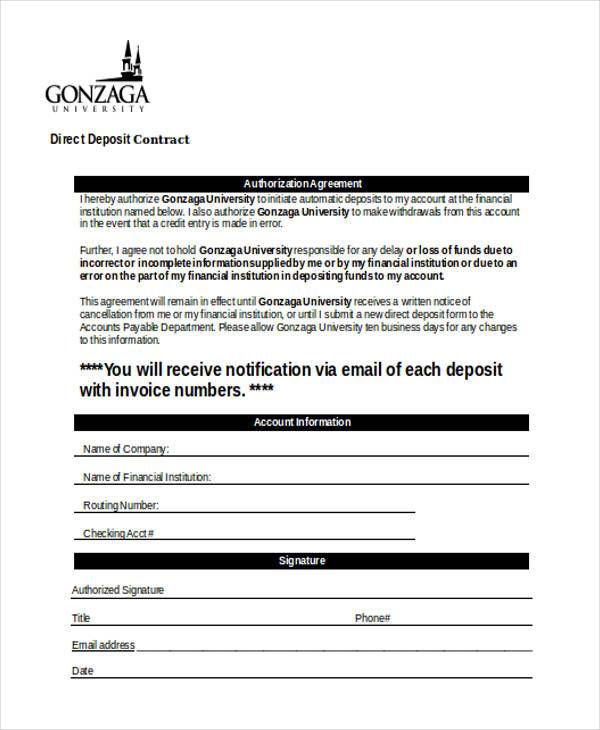 deposit contract form in doc