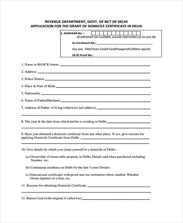 free-8-sample-affidavit-of-domicile-forms-in-pdf-ms-word