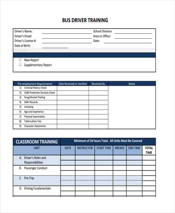 FREE 8+ Driver Assessment Forms in PDF MS Word