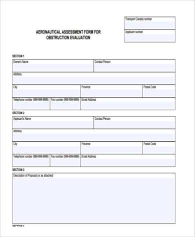employee assessment evaluation form