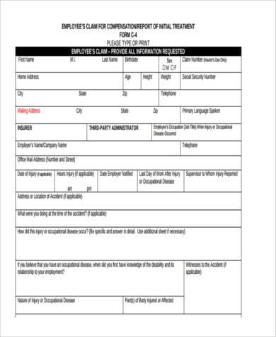 employee initial counseling form