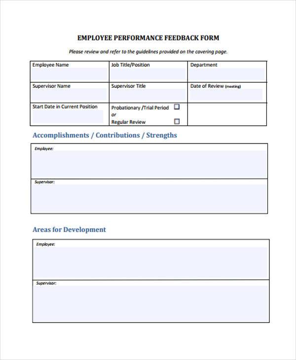 employee performance feedback form2