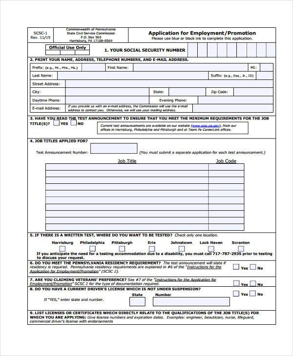 FREE 10+ Sample Employee Promotion Forms in PDF | MS Word | Excel