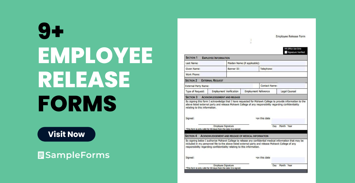 employee release form