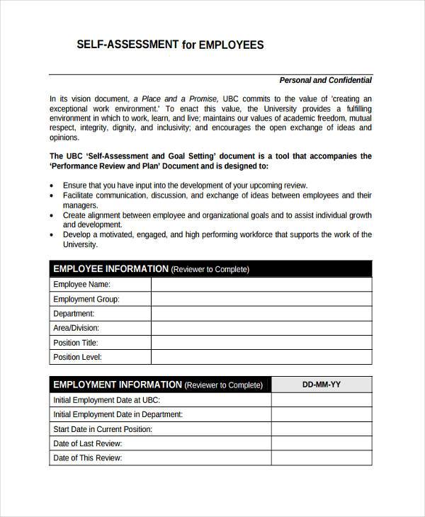 tagr self assessment