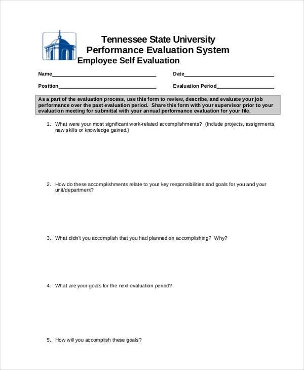 employee self evaluation form1