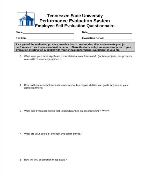 employee self evaluation form3