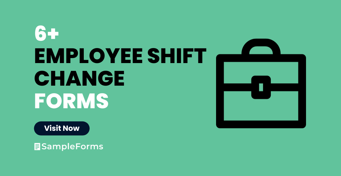 employee shift change formss