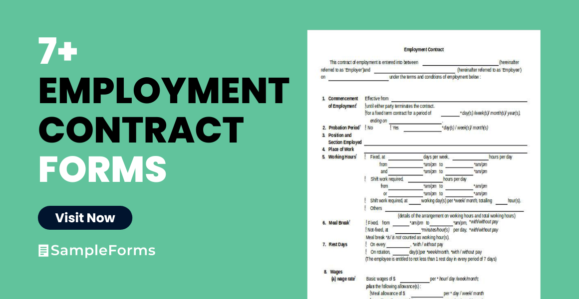 employment contract forms