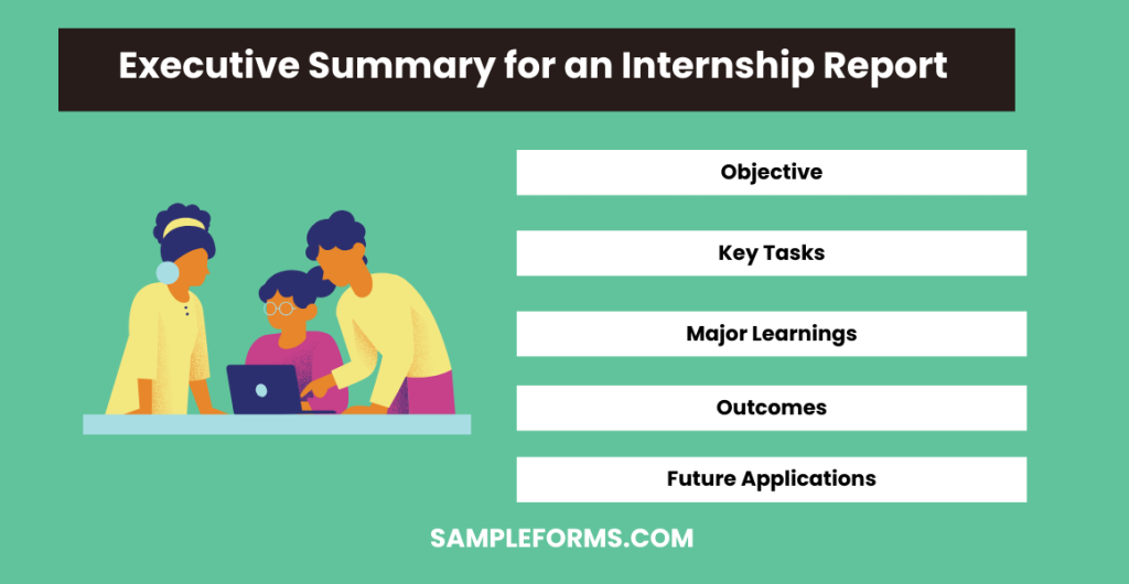 executive summary for an internship report 1024x530