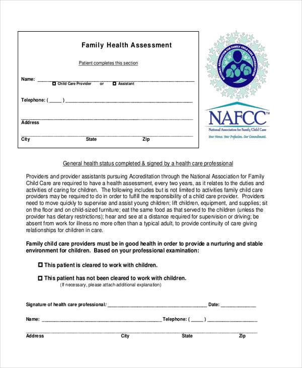 family health assessment form1