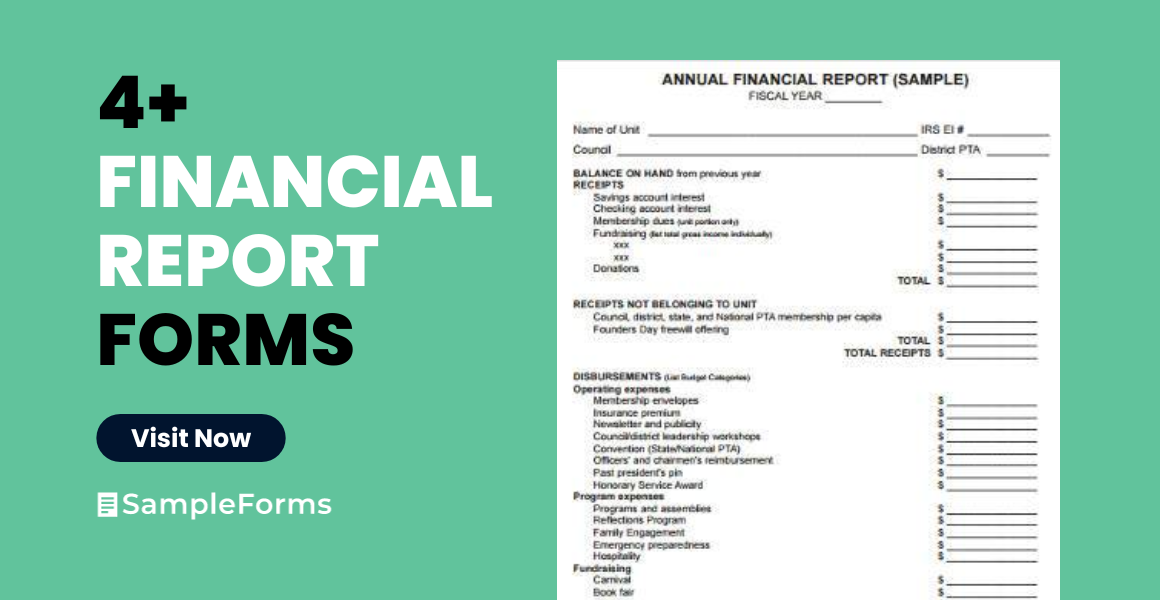 financial report forms