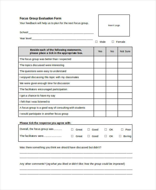 example group form Amazing Template  Resume Focus Group Ideas Motif