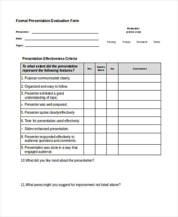 formal presentation evaluation form2