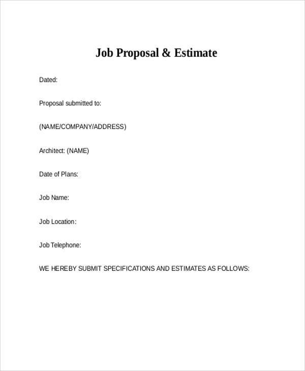 free job proposal form1