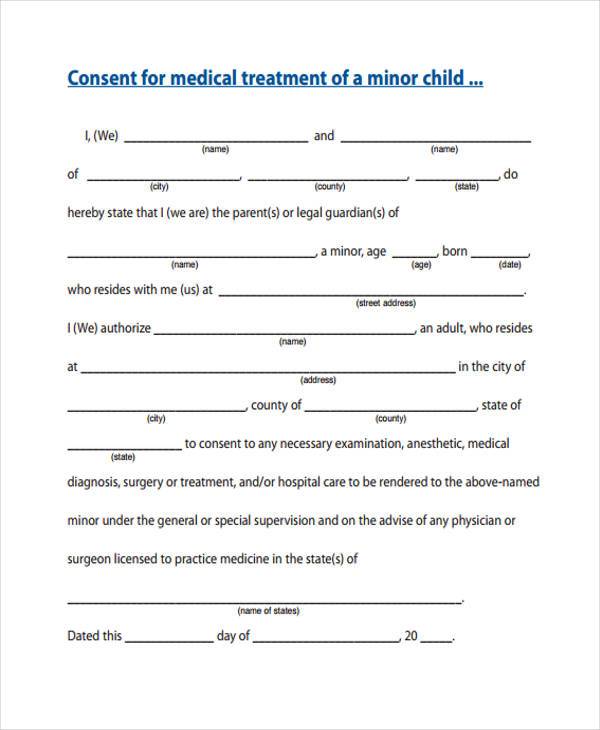 Free 42 Consent Forms In Pdf Ms Word Excel 2863