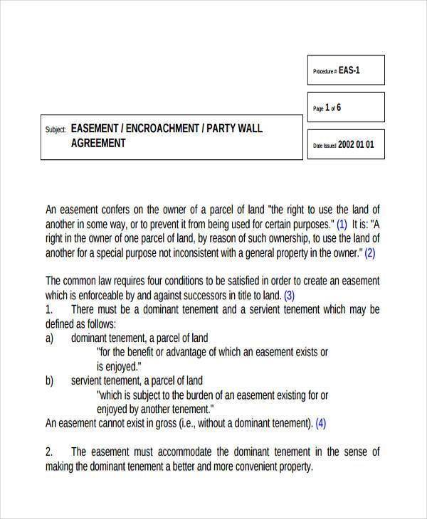 free-8-party-wall-agreement-forms-in-pdf
