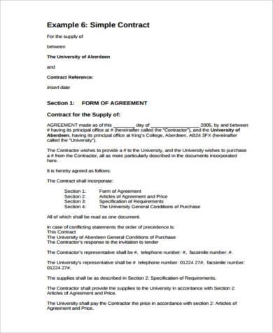 FREE 12+ Agreement Form Samples, PDF, MS Word, Google Docs